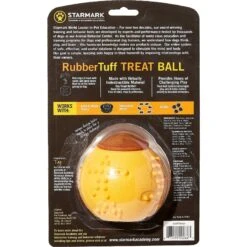 Starmark RubberTuff Treat Ball Tough Dog Chew Toy -PetSafe Kong Shop 100922 PT5. AC SS1800 V1589320559