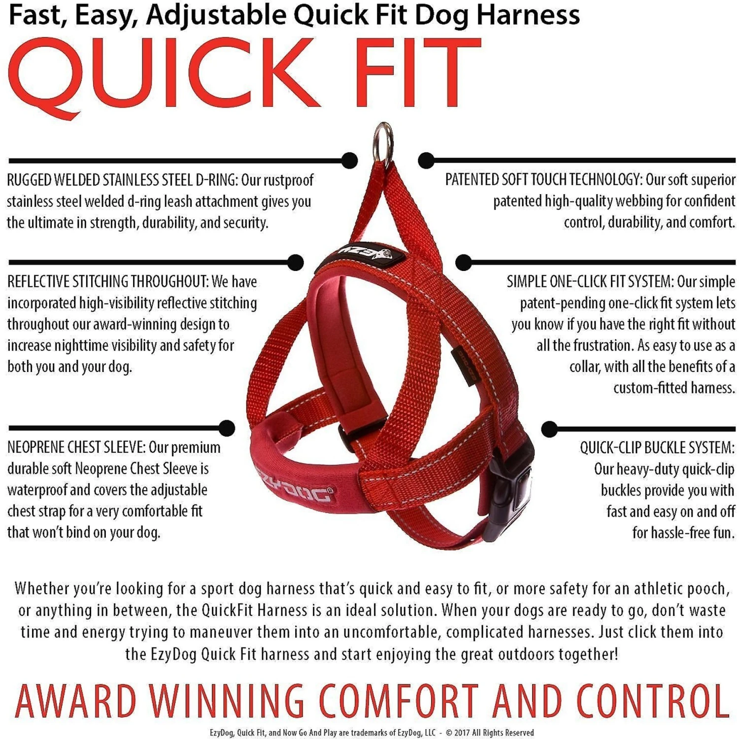 EzyDog Quick Fit Dog Harness 7 EzyDog Quick Fit Dog Harness - Image 7