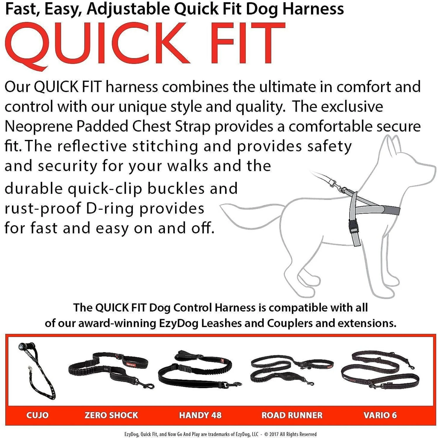 EzyDog Quick Fit Dog Harness 8 EzyDog Quick Fit Dog Harness - Image 8