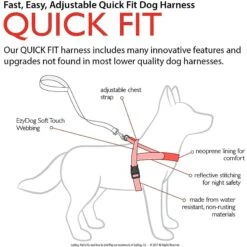 EzyDog Quick Fit Dog Harness 17 EzyDog Quick Fit Dog Harness -PetSafe Kong Shop 100990 PT8. AC SS1800 V1569514688