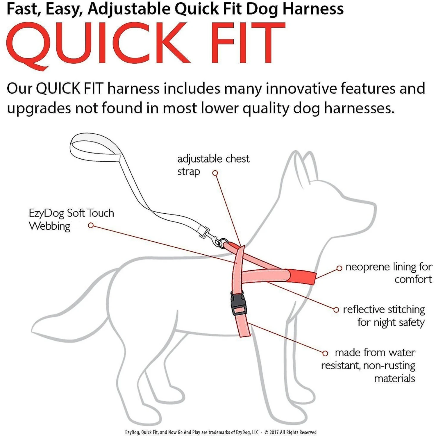 EzyDog Quick Fit Dog Harness 9 EzyDog Quick Fit Dog Harness - Image 9