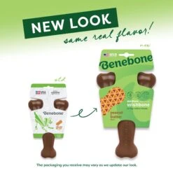 Benebone Peanut Butter Flavor Wishbone Tough Dog Chew Toy 9 Benebone Peanut Butter Flavor Wishbone Tough Dog Chew Toy -PetSafe Kong Shop 101484 PT3. AC SS1800 V1702329356