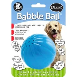 Pet Qwerks Talking Babble Ball Dog Toy 8 Pet Qwerks Talking Babble Ball Dog Toy -PetSafe Kong Shop 102274 PT3. AC SS1800 V1589901437