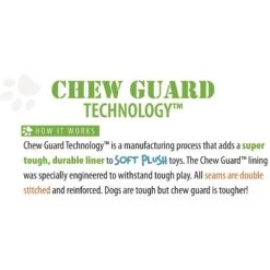 GoDog Furballz Chew Guard Squeaky Plush Dog Toy -PetSafe Kong Shop 102545 PT6. AC SS1800 V1530914048