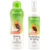 TropiClean Luxury 2 In 1 Papaya & Coconut Pet Shampoo & Conditioner & TropiClean Papaya Deodorizing Dog & Cat Spray