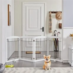 Best Seller 3 Yaheetech 4-Panel Dog Gate