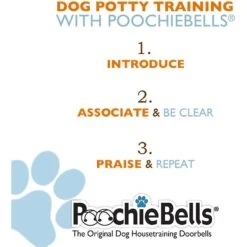 PoochieBells The Original Dog Training Potty Doorbell -PetSafe Kong Shop 108077 PT4. AC SS1800 V1582579134