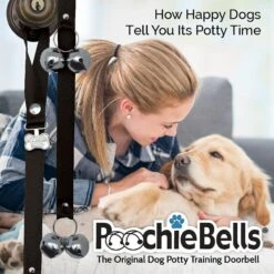 PoochieBells The Original Dog Training Potty Doorbell -PetSafe Kong Shop 108077 PT5. AC SS1800 V1582579078