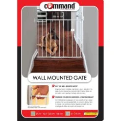 Command Pet Products Wall Mounted Pet Gate, White 9 Command Pet Products Wall Mounted Pet Gate, White -PetSafe Kong Shop 109328 PT4. AC SS1800 V1700859915