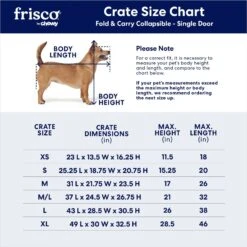 Frisco Heavy Duty Fold & Carry Single Door Collapsible Wire Dog Crate 9 Frisco Heavy Duty Fold & Carry Single Door Collapsible Wire Dog Crate -PetSafe Kong Shop 109783 PT2. AC SS1800 V1667228771