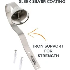 Mighty Paw Metal Brass Tinkle Bell Dog Doorbell -PetSafe Kong Shop 109967 PT2. AC SS1800 V1488496637