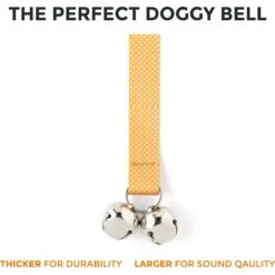 Mighty Paw Tinkle Bells Dog Doorbells, Pattern -PetSafe Kong Shop 109977 PT2. AC SS1800 V1510861394