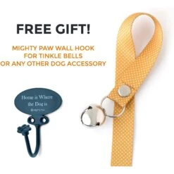 Mighty Paw Tinkle Bells Dog Doorbells, Pattern -PetSafe Kong Shop 109977 PT3. AC SS1800 V1510861397