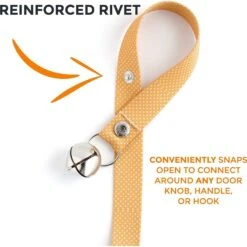 Mighty Paw Tinkle Bells Dog Doorbells, Pattern -PetSafe Kong Shop 109977 PT5. AC SS1800 V1510861398