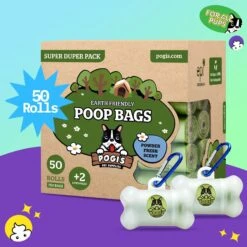 Pogi's Pet Supplies Poop Bags With 2 Dispensers -PetSafe Kong Shop 109993 PT5. AC SS1800 V1661831775