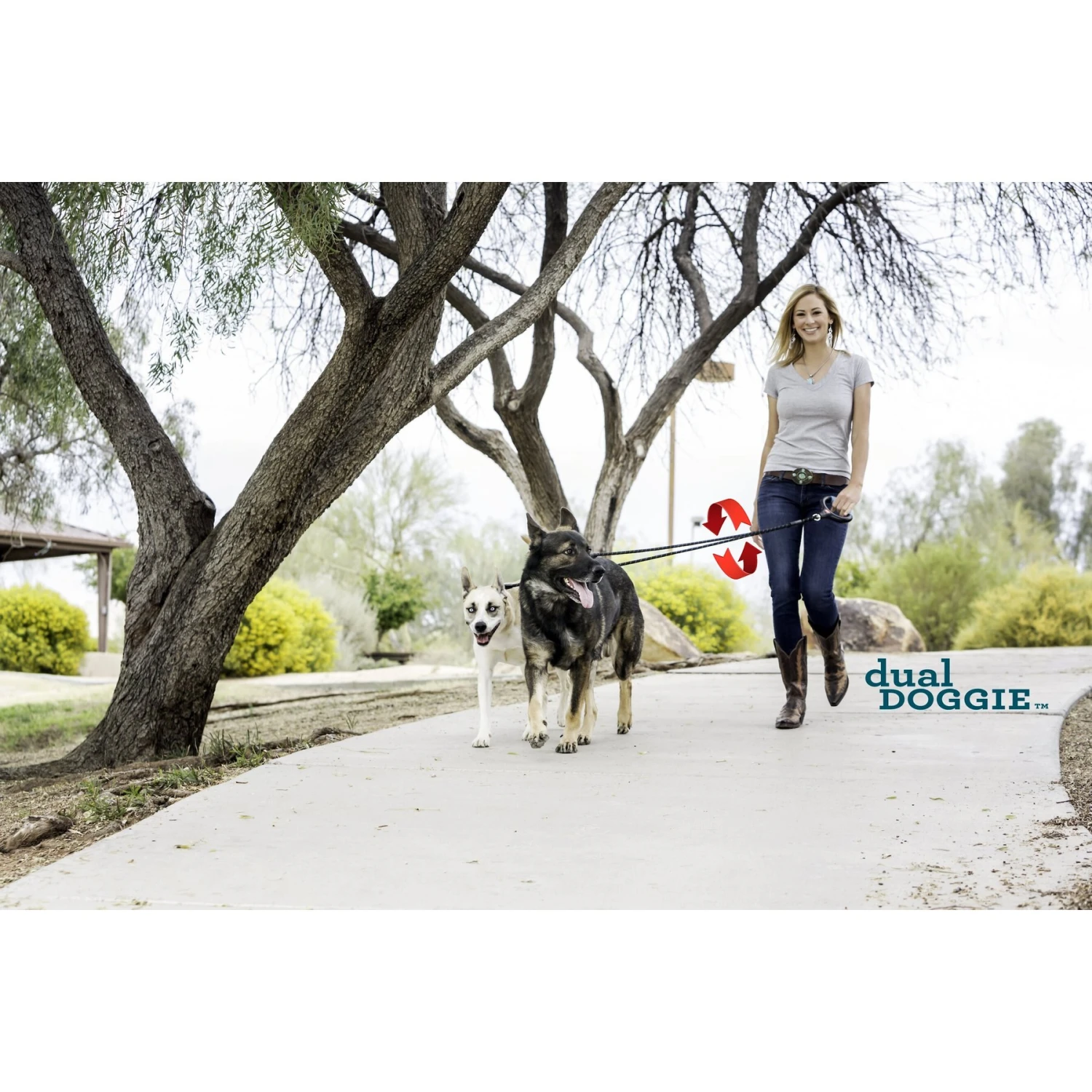 Wigzi Dual Doggie Gel Rope Dog Leash 6 Wigzi Dual Doggie Gel Rope Dog Leash - Image 6