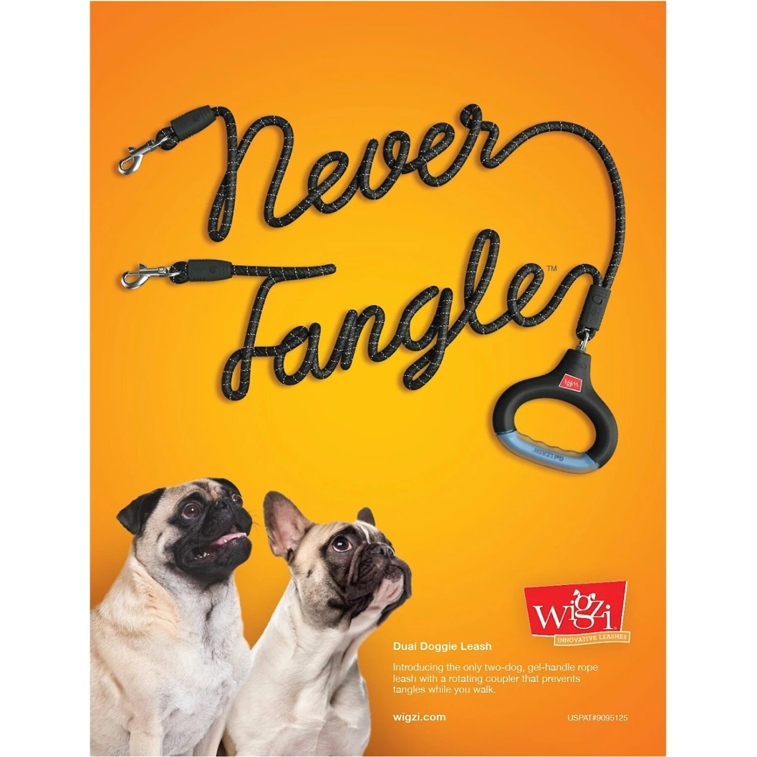 Wigzi Dual Doggie Gel Rope Dog Leash 9 Wigzi Dual Doggie Gel Rope Dog Leash - Image 9