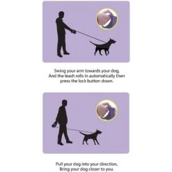 Hertzko Nylon Retractable Dog Leash -PetSafe Kong Shop 110131 PT4. AC SS1800 V1484077436