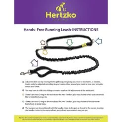 Hertzko Nylon Reflective Bungee Hands-Free Running Dog Leash 9 Hertzko Nylon Reflective Bungee Hands-Free Running Dog Leash -PetSafe Kong Shop 110134 PT3. AC SS1800 V1508791920
