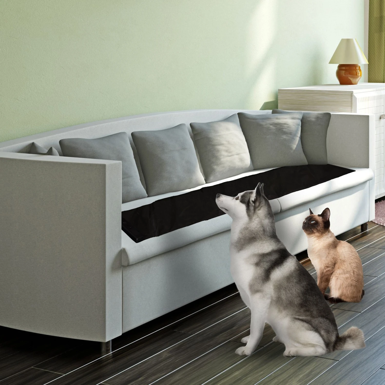 Online Pet Wholesale Sofa Scram Pet Deterrent Scat Mat, Large 4 Online Pet Wholesale Sofa Scram Pet Deterrent Scat Mat, Large - Image 4