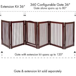 Primetime Petz 360 Configurable Gate With Door -PetSafe Kong Shop 112365 PT7. AC SS1800 V1688753980