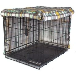 Molly Mutt Dog Crate Cover, Northwestern Girls, Plaid -PetSafe Kong Shop 113478 PT2. AC SS1800 V1488492467