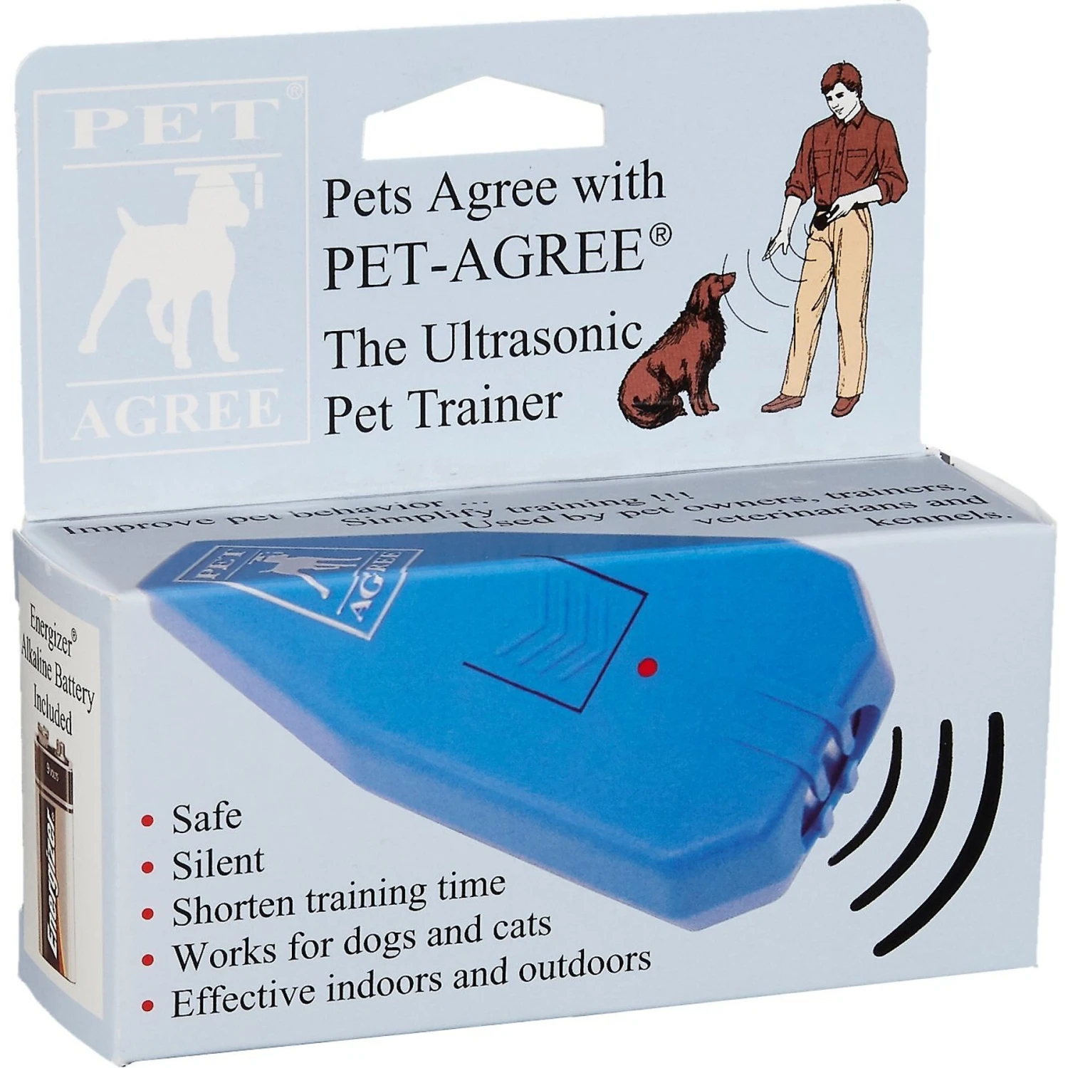 K-II Enterprises Pet-Agree Ultrasonic Dog & Cat Trainer 2 K-II Enterprises Pet-Agree Ultrasonic Dog & Cat Trainer - Image 2