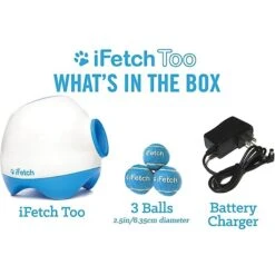 IFetch Too Automatic Ball Launcher Dog Toy 15 IFetch Too Automatic Ball Launcher Dog Toy -PetSafe Kong Shop 115173 PT3. AC SS1800 V1490133474
