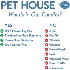 Pet House Mandarin Sage Natural Plant-Based Wax Candle -PetSafe Kong Shop 115984 PT5. AC SS1800 V1629241641