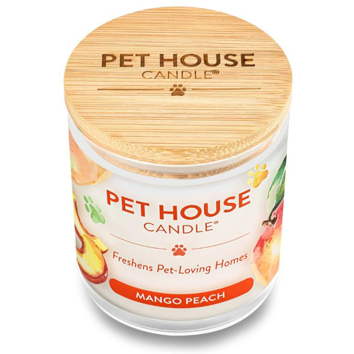 Pet House Mango Peach Natural Plant-Based Wax Candle 2 Pet House Mango Peach Natural Plant-Based Wax Candle - Image 2