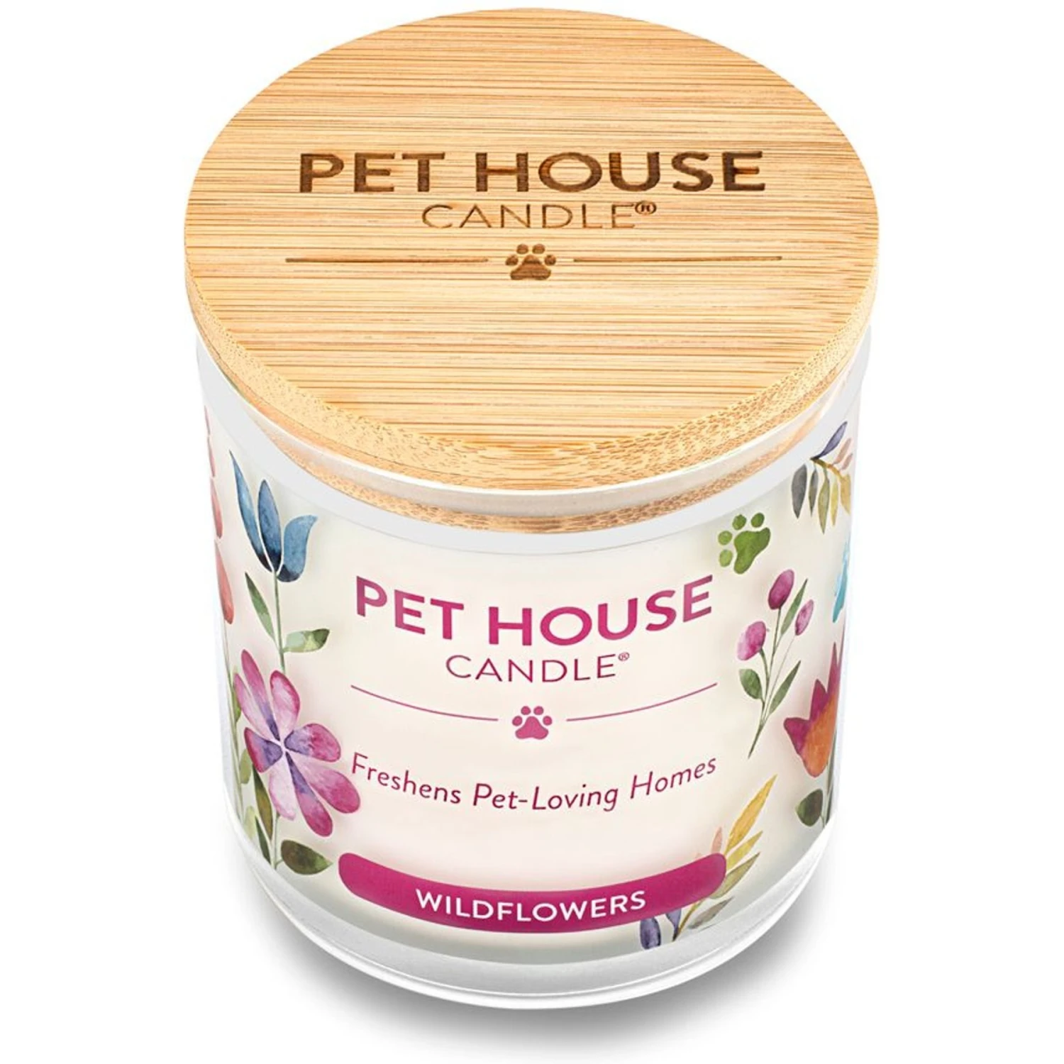 Pet House Wildflowers Natural Plant-Based Wax Candle 2 Pet House Wildflowers Natural Plant-Based Wax Candle - Image 2