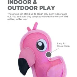Outward Hound Fire Biterz Squeaky Dog Toy Flamingo -PetSafe Kong Shop 116156 PT2. AC SS1800 V1636514514