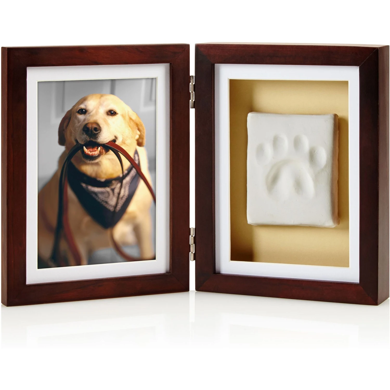 Pearhead Pawprints Dog & Cat Desk Frame, 4 X 6 In 1 Pearhead Pawprints Dog & Cat Desk Frame, 4 X 6 In