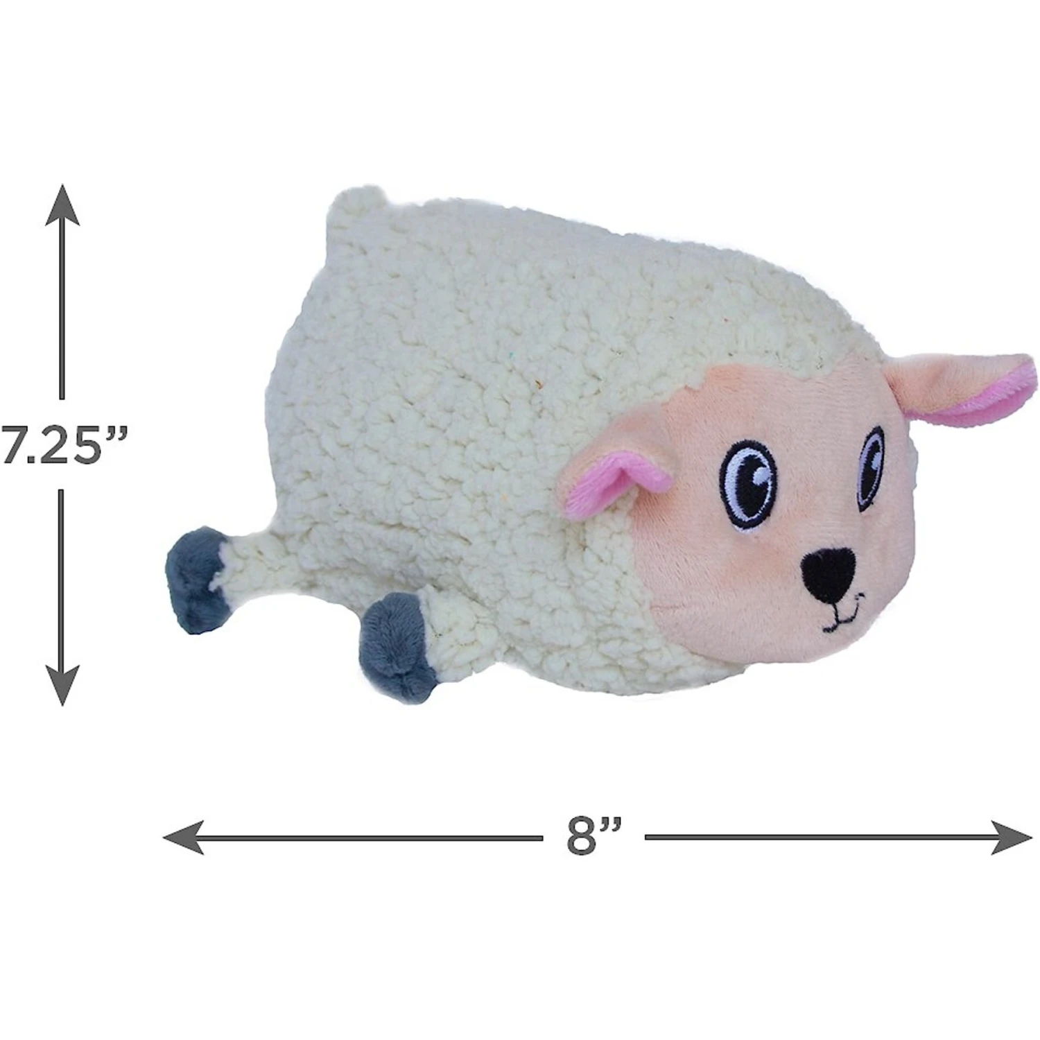 Outward Hound Fattiez Sheep Squeaky Plush Dog Toy 2 Outward Hound Fattiez Sheep Squeaky Plush Dog Toy - Image 2