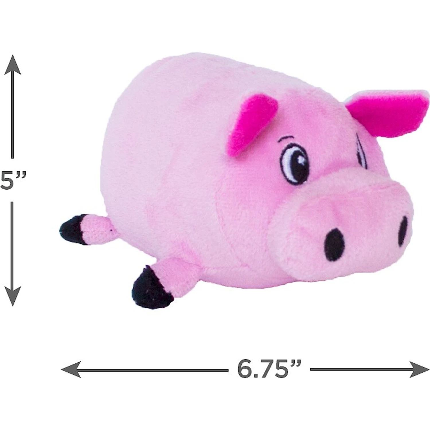 Outward Hound Fattiez Pig Squeaky Plush Dog Toy 2 Outward Hound Fattiez Pig Squeaky Plush Dog Toy - Image 2