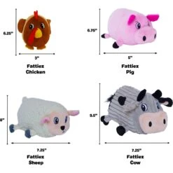 Outward Hound Fattiez Pig Squeaky Plush Dog Toy 13 Outward Hound Fattiez Pig Squeaky Plush Dog Toy -PetSafe Kong Shop 116285 PT8. AC SS1800 V1525458373