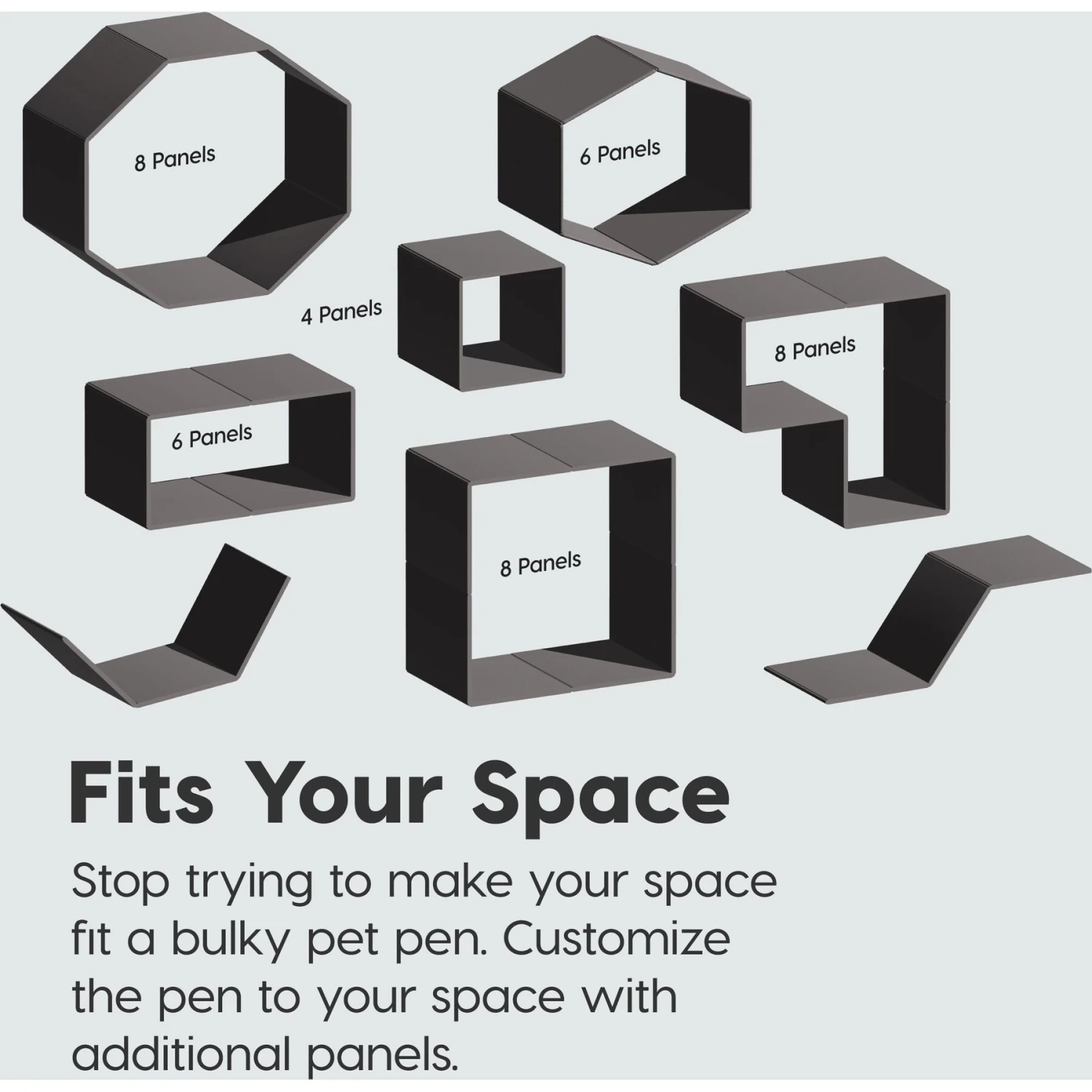 IRIS USA 4-Panel Dog Exercise Playpen, 24-in 8 IRIS USA 4-Panel Dog Exercise Playpen, 24-in - Image 8