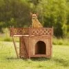 Merry Products Room With A View Wood Dog & Cat House