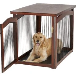Merry Products 2-in-1 Configurable Single Door Furniture Style Dog Crate & Gate 12 Merry Products 2-in-1 Configurable Single Door Furniture Style Dog Crate & Gate -PetSafe Kong Shop 118024 PT3. AC SS1800 V1569020300