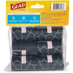 Glad For Pets Waste Bags Refill Pack, 90 Count -PetSafe Kong Shop 118195 PT2. AC SS1800 V1494516372