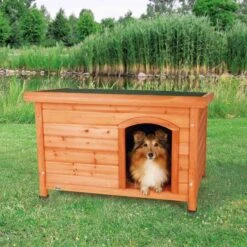 TRIXIE Natura Classic Dog House With Weatherproof Finish, Elevated Floor -PetSafe Kong Shop 118966 PT2. AC SS1800 V1643412424