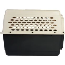 Frisco Plastic Dog & Cat Kennel, Almond & Black -PetSafe Kong Shop 120138 PT5. AC SS1800 V1554383939