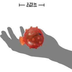 Nerf Dog Super Soaker Squeak Puffer Fish Dog Toy -PetSafe Kong Shop 121850 PT2. AC SS1800 V1493316399