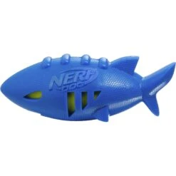 Nerf Dog Super Soaker Squeak Shark Dog Toy
