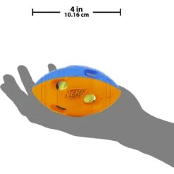 Nerf Dog Light Up Bash Football Dog Toy, Small -PetSafe Kong Shop 121898 PT2. AC SS1800 V1493316745