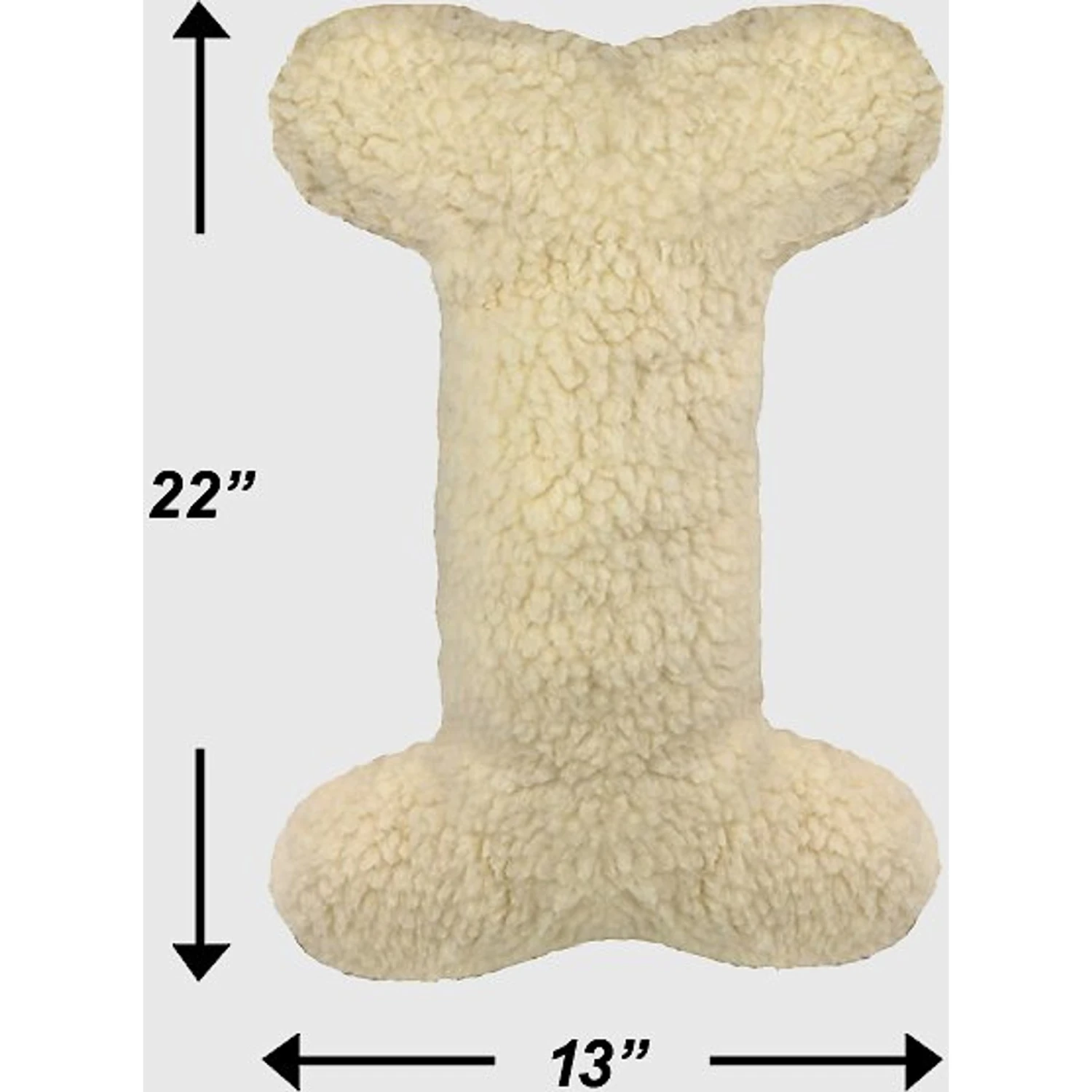 Petlou Fleece Bone Plush Dog Toy 2 Petlou Fleece Bone Plush Dog Toy - Image 2