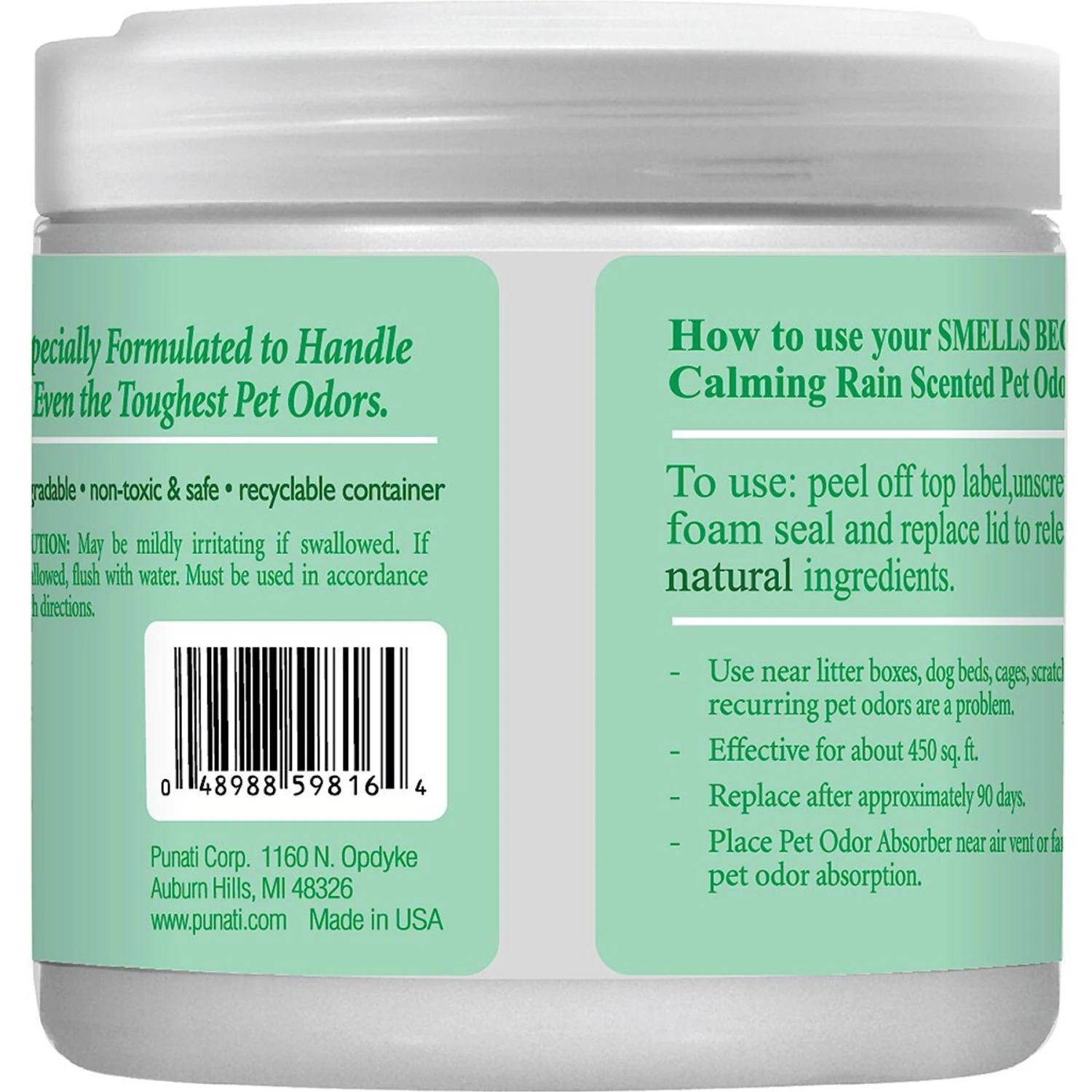 Smells Begone Calming Rain Pet Odor Absorbing Solid Gel 2 Smells Begone Calming Rain Pet Odor Absorbing Solid Gel - Image 2