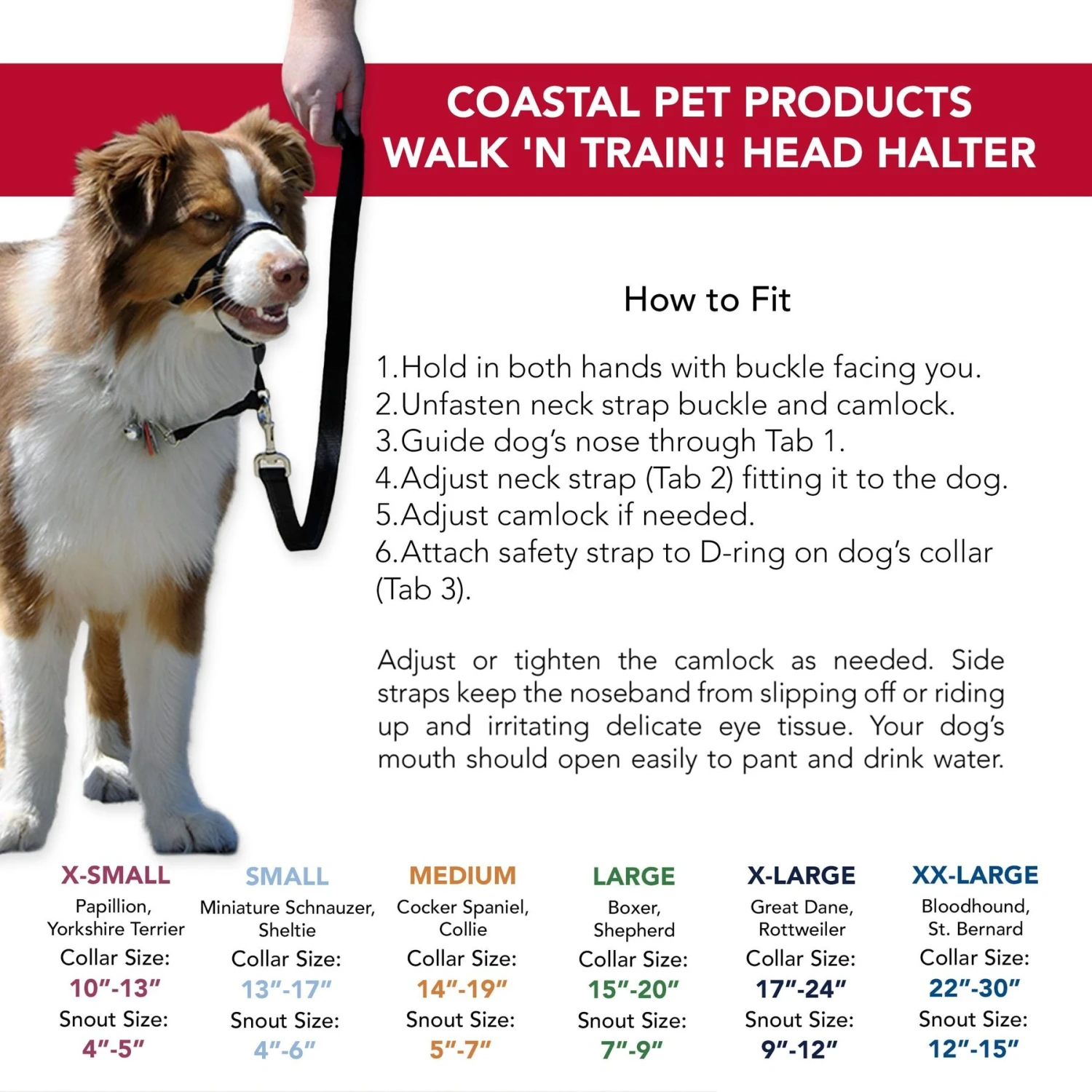 Walk 'n Train Polyester Dog Headcollar 2 Walk 'n Train Polyester Dog Headcollar - Image 2