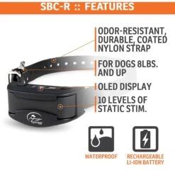 SportDOG NoBark SBC-R Waterproof Rechargeable Dog Bark Collar -PetSafe Kong Shop 131042 PT2. AC SS1800 V1590606108