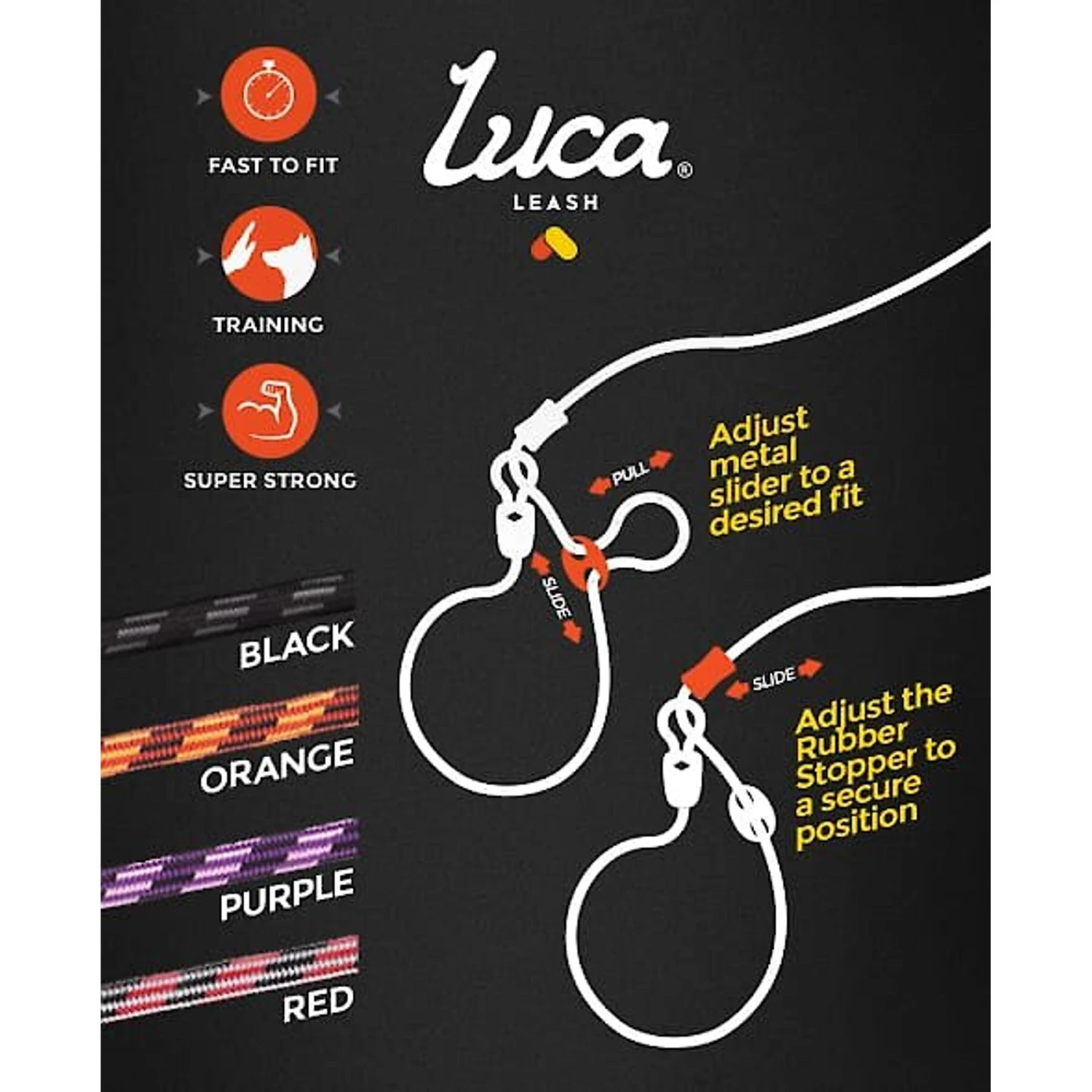EzyDog Luca All-In-One Dog Slip Collar & Leash 4 EzyDog Luca All-In-One Dog Slip Collar & Leash - Image 4